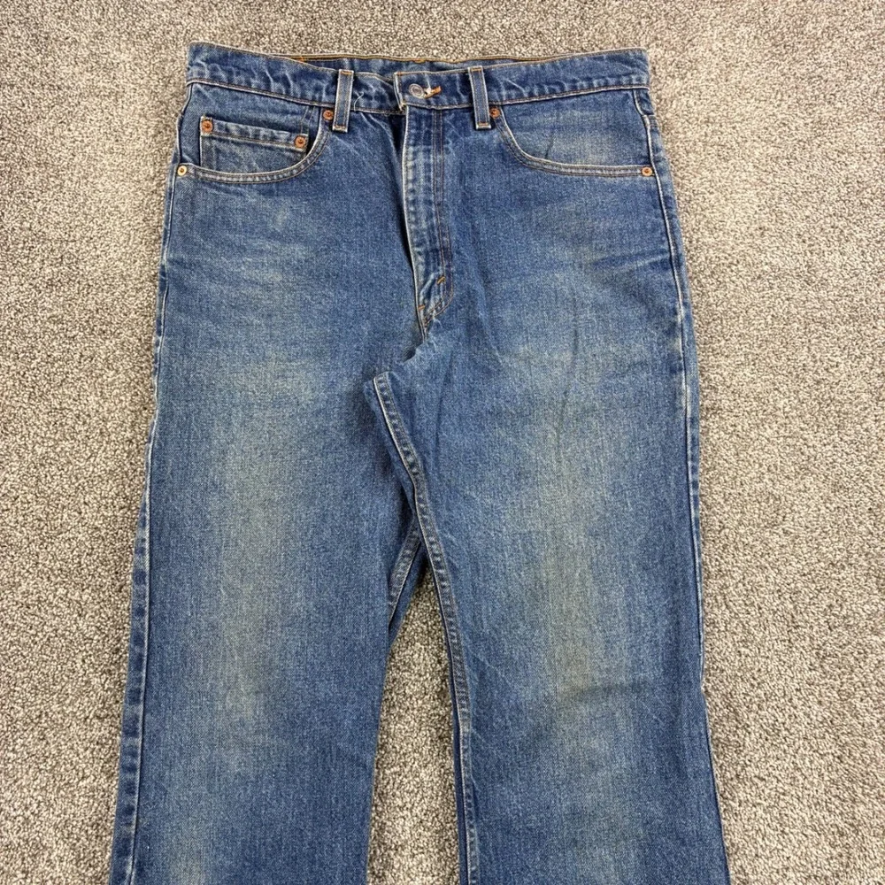 Vintage Levi's 517 Jeans Mens 34x36 Blue Cotton Boot Cut Denim USA Made